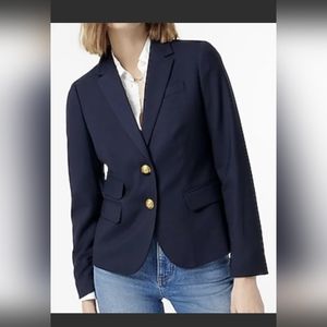 Navy Blue Wool J Crew Blazer 00